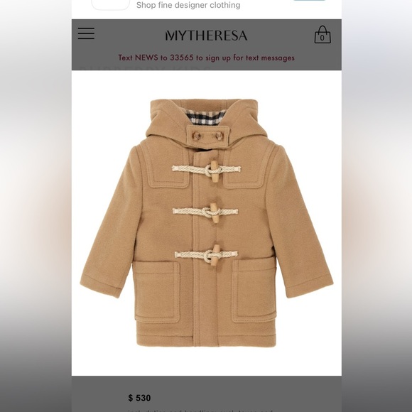 Toddler Burberry wool jacket - Picture 7 of 7